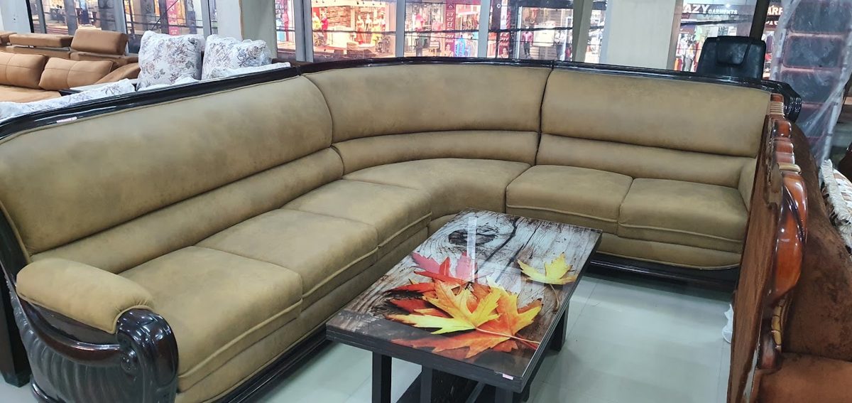 L-Shape Sofas at Kamlesh Furniture Mart Rewa - design 5