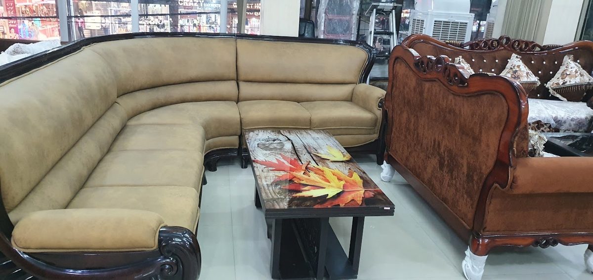 L-Shape Sofas at Kamlesh Furniture Mart Rewa - design 3
