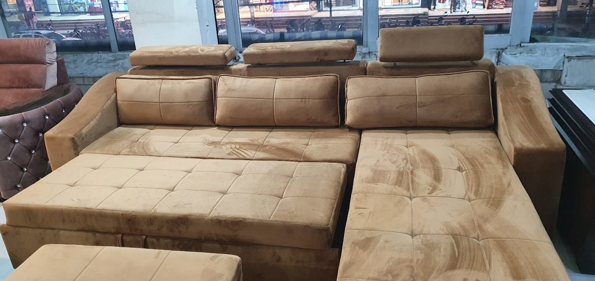 L-Shape Sofas at Kamlesh Furniture Mart Rewa - design 8